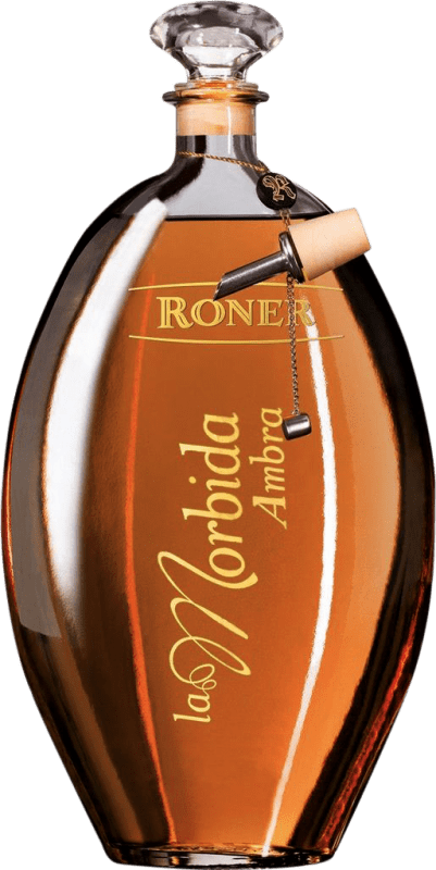 157,95 € Envio grátis | Aguardente Grappa Roner Ambra la Morbida Itália Garrafa Especial 1,5 L