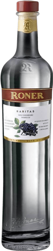 71,95 € Envio grátis | Aguardente Orujo Roner Holunderbrand Raritas Itália Garrafa Medium 50 cl