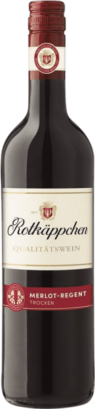 5,95 € Бесплатная доставка | Красное вино Rotkäppchen Mumm Trocken — Сухое Q.b.A. Rheinhessen Rheinhessen Германия Merlot — Мерло, Regent — Реген 75 cl