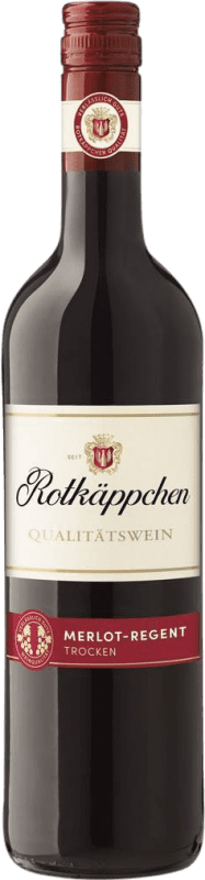 4,95 € Envío gratis | Vino tinto Rotkäppchen Mumm Seco Q.b.A. Rheinhessen Rheinhessen Alemania Merlot, Regent Botella 75 cl