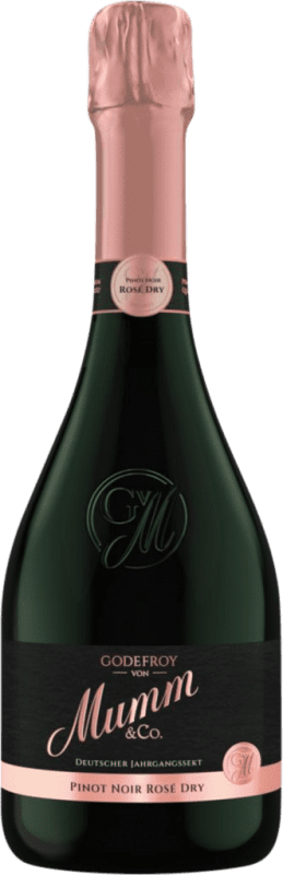 8,95 € Kostenloser Versand | Rosé Sekt Rotkäppchen Mumm Godefroy Rosé Dry Trocken Deutschland Spätburgunder Flasche 75 cl