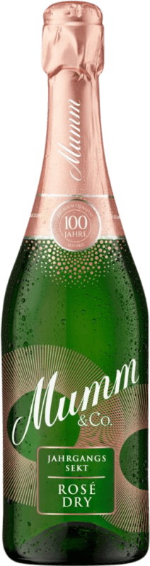 12,95 € Бесплатная доставка | Розовое игристое вино Rotkäppchen Mumm Dry — Сухой Rosé — Розе Германия 75 cl