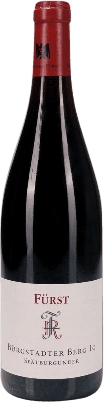 59,95 € Envio grátis | Vinho tinto Rudolf Fürst Bürgstadter Berg 1G Franken Alemanha Pinot Preto Garrafa 75 cl