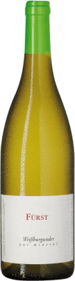 32,95 € Envio grátis | Vinho Branco Rudolf Fürst Pur Mineral Trocken — Seco Q.b.A. Franken Franken Alemanha Pinot Branco 75 cl