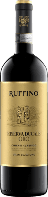 54,95 € Бесплатная доставка | Красное вино Ruffino Ducale Oro Gran Selezione Резерв D.O.C.G. Chianti Classico Италия Merlot, Sangiovese, Colorino бутылка 75 cl