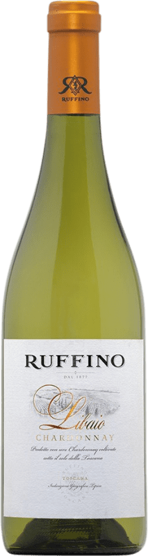 16,95 € Бесплатная доставка | Белое вино Ruffino Libaio I.G.T. Toscana Тоскана Италия Chardonnay бутылка 75 cl