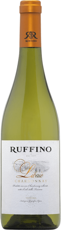 15,95 € Envío gratis | Vino Blanco Ruffino Libaio I.G.T. Toscana Toscana Italia Chardonnay 75 cl