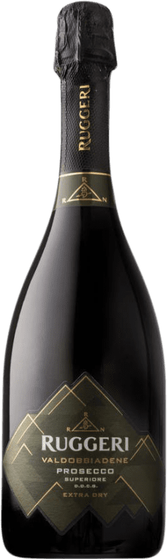 19,95 € 免费送货 | 白起泡酒 Ruggeri Cartizze Extra Dry — 特干型 特级 D.O.C.G. Prosecco di Conegliano-Valdobbiadene 弗留利 - 威尼斯朱利亚 意大利 瓶装 75 cl 不含酒精