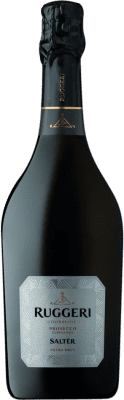 21,95 € Envoi gratuit | Blanc mousseux Ruggeri Salter Extra- Brut D.O.C.G. Prosecco di Valdobbiadene Superiore di Cartizze Venecia Italie Glera Bouteille 75 cl