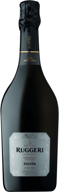 19,95 € 免费送货 | 白起泡酒 Ruggeri Salter 额外的香味 D.O.C.G. Prosecco di Valdobbiadene Superiore di Cartizze Venecia 意大利 Glera 瓶子 75 cl