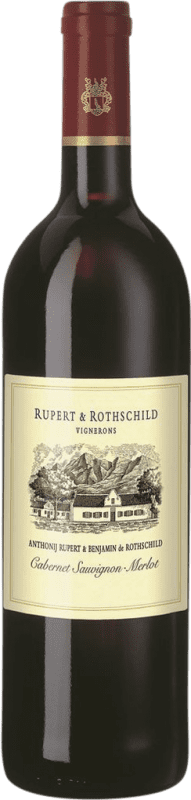 28,95 € Kostenloser Versand | Rotwein Rupert & Rothschild Merlot Cabernet Sauvignon Coastal Region Südafrika Merlot, Cabernet Sauvignon, Cabernet Franc Flasche 75 cl