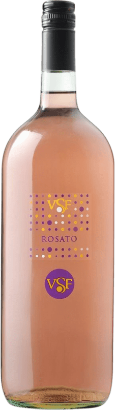 15,95 € 送料無料 | ロゼワイン Sacchetto VSF Rosato I.G.T. Venezia Venecia イタリア Nebbiolo, Pinot White, Müller-Thurgau マグナムボトル 1,5 L