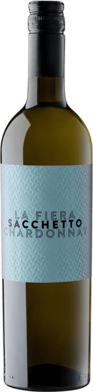 9,95 € Бесплатная доставка | Белое вино Sacchetto La Fiera I.G.T. Delle Venezie Venecia Италия Chardonnay бутылка 75 cl