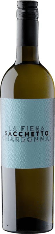 9,95 € Бесплатная доставка | Белое вино Sacchetto La Fiera I.G.T. Delle Venezie Venecia Италия Chardonnay — Шардоне Бутылка 75 cl