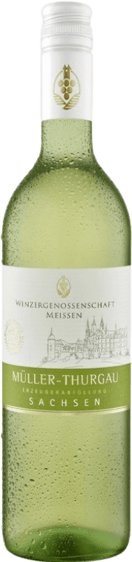 9,95 € Бесплатная доставка | Белое вино Meissen Sachsen Германия Müller-Thurgau бутылка 75 cl