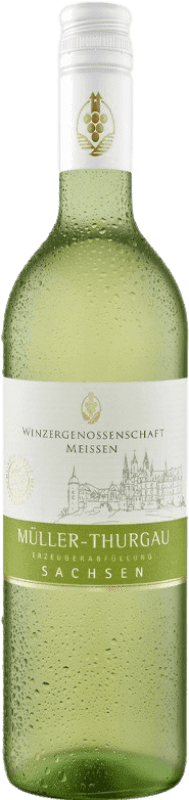 10,95 € Envío gratis | Vino Blanco Meissen Q.b.A. Sachsen Sachsen Alemania Müller-Thurgau 75 cl