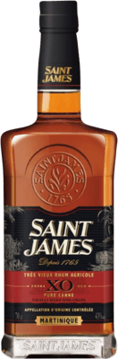 76,95 € 免费送货 | 朗姆酒 Plantations Saint James Gepa XO I.G.P. Martinique 马提尼克 瓶子 70 cl