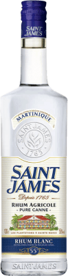 51,95 € 免费送货 | 朗姆酒 Plantations Saint James Blanc I.G.P. Martinique 马提尼克 瓶子 1 L