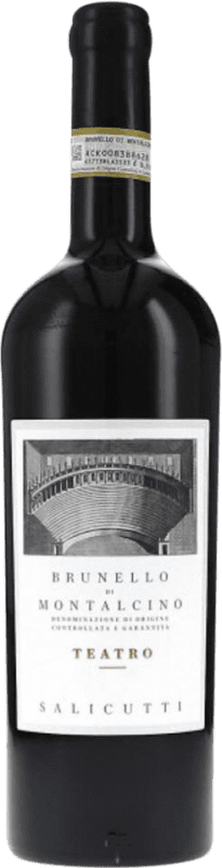 189,95 € Бесплатная доставка | Красное вино Salicutti Teatro D.O.C.G. Brunello di Montalcino Тоскана Италия Sangiovese бутылка 75 cl