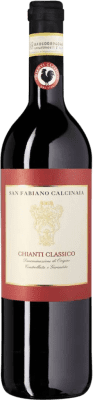 17,95 € Kostenloser Versand | Rotwein San Fabiano Calcinaia D.O.C.G. Chianti Italien Sangiovese Flasche 75 cl