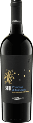 13,95 € Kostenloser Versand | Rotwein San Marzano Sud D.O.C. Primitivo di Manduria Apulien Italien Primitivo Flasche 75 cl