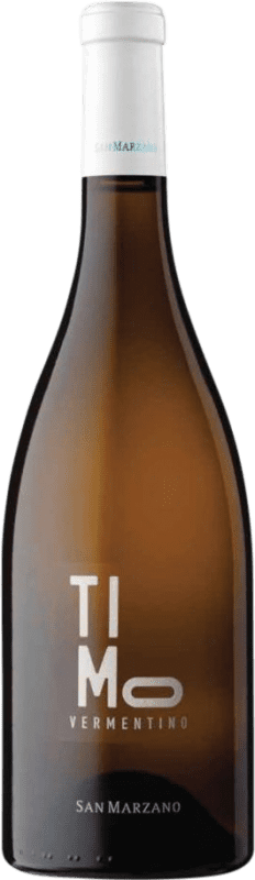 10,95 € Free Shipping | White wine San Marzano Timo I.G.T. Puglia Puglia Italy Vermentino Bottle 75 cl