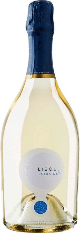 12,95 € Free Shipping | White sparkling San Marzano Liboll Spumante Extra Dry Extra Dry I.G.T. Salento Italy Chardonnay, Fiano Minutolo, Bombino Bottle 75 cl