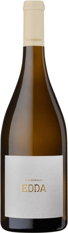 13,95 € Бесплатная доставка | Белое вино San Marzano Edda Bianco I.G.T. Salento Италия Chardonnay, Fiano, Moscatello Selvatico бутылка 75 cl