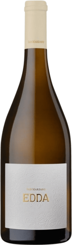 17,95 € Free Shipping | White wine San Marzano Edda Bianco I.G.T. Salento Italy Chardonnay, Fiano, Moscatello Selvatico Bottle 75 cl