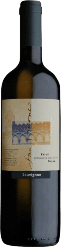 12,95 € Envio grátis | Vinho branco San Simone di Brisotto Prestige I.G.T. Friuli-Venezia Giulia Friuli-Venezia Giulia Itália Sauvignon Branca Garrafa 75 cl