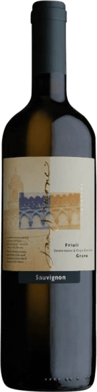 12,95 € Free Shipping | White Wine San Simone di Brisotto Prestige I.G.T. Friuli - Venezia Giulia Friuli-Venezia Giulia Italy Sauvignon Bottle 75 cl