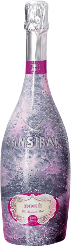 26,95 € Envio grátis | Espumante rosé San Simone di Brisotto Only Sansibar Spumante Rosé Brut I.G.T. Venezia Venecia Itália Garrafa 75 cl