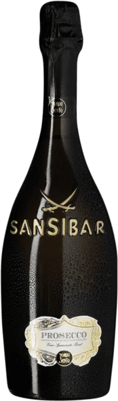 26,95 € Envio grátis | Espumante Branco San Simone di Brisotto Only Sansibar Brut — Bruto D.O.C. Prosecco Venecia Itália Prosecco Garrafa 75 cl