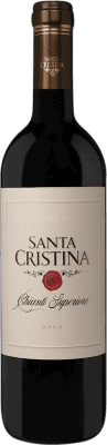 18,95 € 免费送货 | 红酒 Santa Cristina Superiore D.O.C.G. Chianti 意大利 Merlot, Sangiovese 瓶子 75 cl