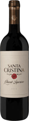 18,95 € Envío gratis | Vino tinto Santa Cristina Superiore D.O.C.G. Chianti Italia Merlot, Sangiovese Botella 75 cl