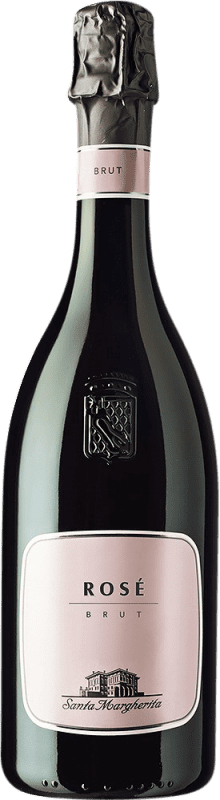 18,95 € Envío gratis | Espumoso Rosado Santa Margherita Brut Rosé — Rosado D.O.C. Prosecco Friuli-Venezia Giulia Italia Malbec, Glera Botella 75 cl