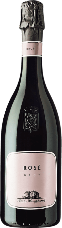 18,95 € Бесплатная доставка | Розовое игристое Santa Margherita Spumante Rosé брют D.O.C. Prosecco Фриули-Венеция-Джулия Италия Malbec, Glera бутылка 75 cl