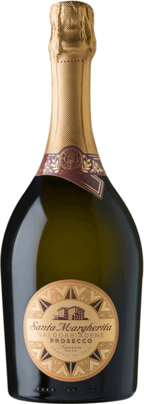 19,95 € 免费送货 | 白起泡酒 Santa Margherita 香槟 D.O.C.G. Prosecco di Conegliano-Valdobbiadene 弗留利 - 威尼斯朱利亚 意大利 Glera 瓶子 75 cl