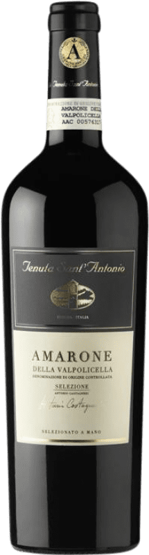 39,95 € Spedizione Gratuita | Vino rosso Tenuta Sant'Antonio Selezione Antonio Castagnedi D.O.C.G. Amarone della Valpolicella Venecia Italia Nebbiolo, Corvina, Molinara, Negrara Bottiglia 75 cl