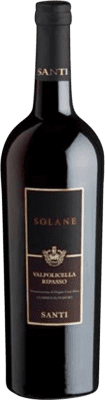 17,95 € Бесплатная доставка | Красное вино Santi Solane Classico Superiore D.O.C. Valpolicella Ripasso Venecia Италия Nebbiolo — Неббиоло, Corvina — Корвина Бутылка 75 cl