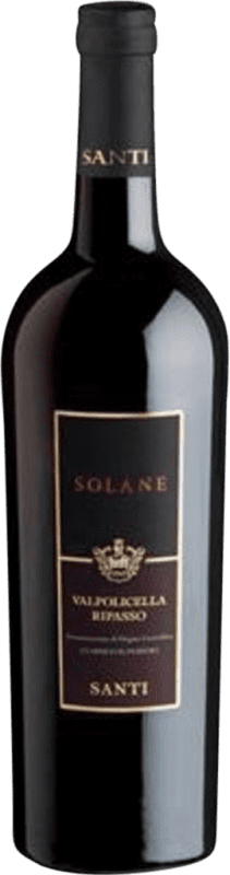 22,95 € Free Shipping | Red wine Santi Solane Classico Superiore D.O.C. Valpolicella Ripasso Venecia Italy Nebbiolo, Corvina Bottle 75 cl