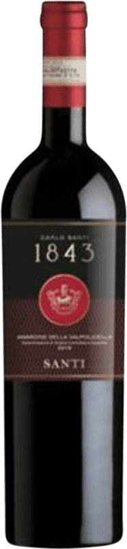 63,95 € Free Shipping | Red wine Santi 1843 D.O.C.G. Amarone della Valpolicella Venecia Italy Corvina, Rondinella, Corvinone Bottle 75 cl