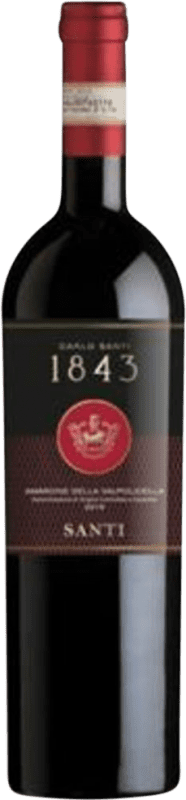 59,95 € Kostenloser Versand | Rotwein Santi 1843 D.O.C.G. Amarone della Valpolicella Venecia Italien Corvina, Rondinella, Corvinone Flasche 75 cl