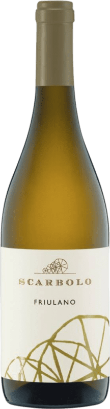 15,95 € Envio grátis | Vinho branco Scarbolo D.O.C. Friuli Friuli-Venezia Giulia Itália Friulano Garrafa 75 cl