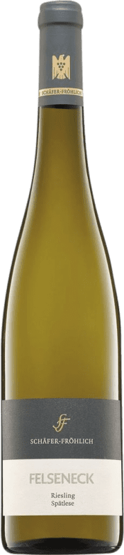 25,95 € Envío gratis | Vino blanco Schäfer-Fröhlich Bockenauer Felseneck Spätlese Q.b.A. Nahe Nahe Alemania Riesling Botella 75 cl