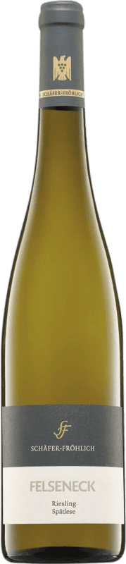 25,95 € Kostenloser Versand | Weißwein Schäfer-Fröhlich Bockenauer Felseneck Spätlese Q.b.A. Nahe Nahe Deutschland Riesling Flasche 75 cl