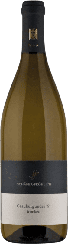 29,95 € Envío gratis | Vino blanco Schäfer-Fröhlich S Seco Q.b.A. Nahe Nahe Alemania Pinot Gris Botella 75 cl