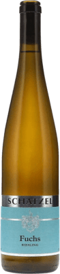 86,95 € Kostenloser Versand | Weißwein Schätzel Fuchs Q.b.A. Rheinhessen Rheinhessen Deutschland Riesling Flasche 75 cl