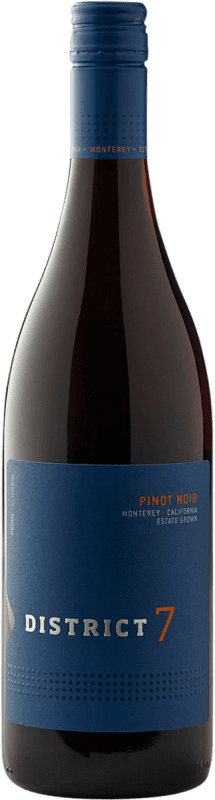 27,95 € Envio grátis | Vinho tinto Scheid District 7 I.G. California California Estados Unidos Pinot Preto Garrafa 75 cl