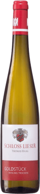 32,95 € 免费送货 | 白葡萄酒 Schloss Lieser Piesporter Goldstück Trocken — 干型 Q.b.A. Mosel Mosel 德国 Riesling — 雷司令 75 cl